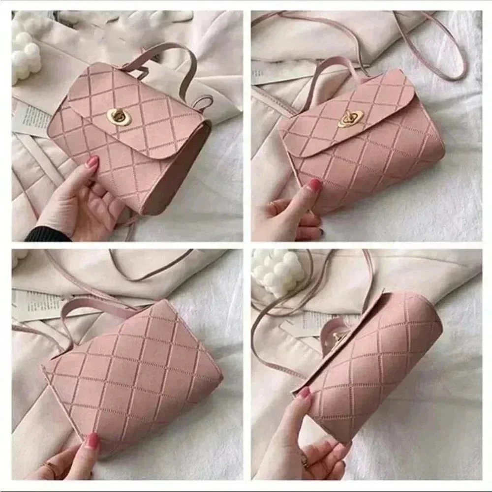 ⚠️Clearance Small Messenger Crossbody Bag White / Pink / Black / Brown / Red - Picture 11 of 11